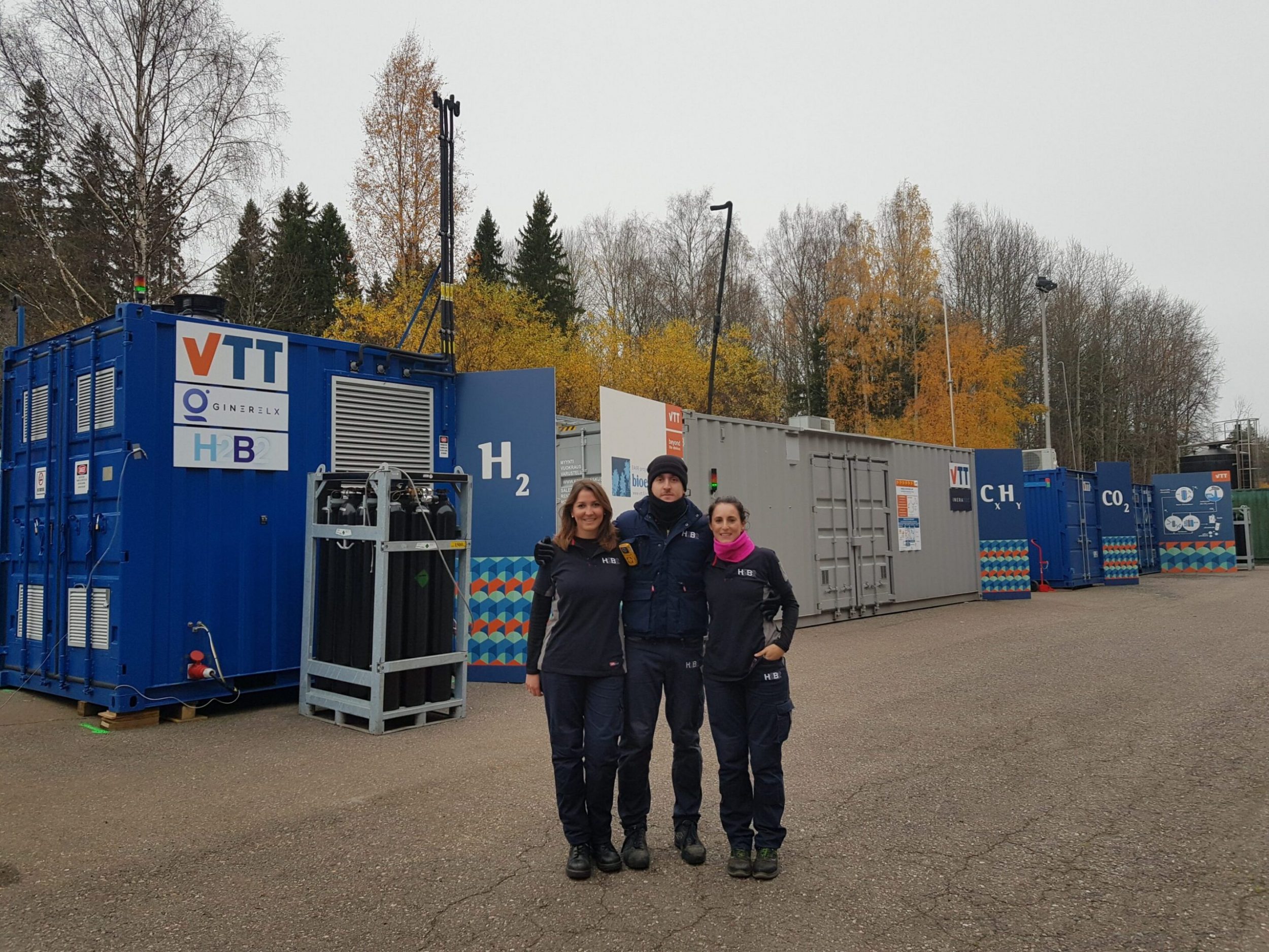 Supply of a high purity hydrogen production system to the Finnish technological center VTT